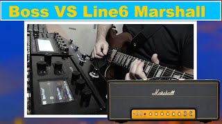 Line6 HX Stomp VS Boss GT1000 Core  Marshall Plexi 1959  All Settings Same  No Talking [upl. by Lud397]