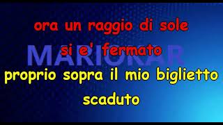 Francesco De Gregori Buonanotte Fiorellino karaoke [upl. by Lede851]