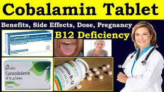 Cobalamin tablet uses  Cynocobalamin tablets  Vitamin B12 tablets Name  Benefits cobalamin 500mg [upl. by Adelina311]