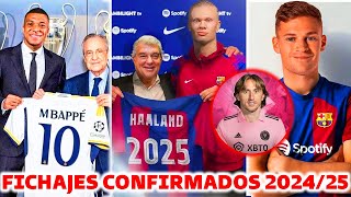 🚨LOS FICHAJES YA CONFIRMADOS PARA LA PROXIMA TEMPORADA 202425 [upl. by Kimbell]