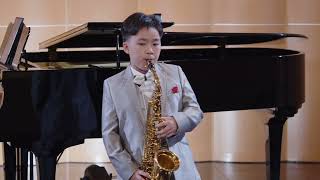 Saxophone  Madrid 2023好聲之星新秀選拔薩克斯風 國小低年級非音樂班組 花聖翔 [upl. by Jacoba]