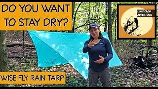 Hammock Tarp Review 2019  Best Hammock Tarp For Backpacking  Wise Owl Outfitters [upl. by Rudie202]