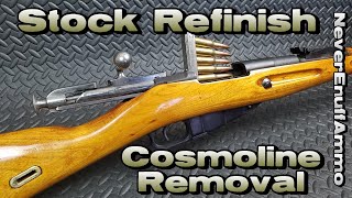 How to Remove Cosmoline  Wood Stock Refinish [upl. by Yl683]