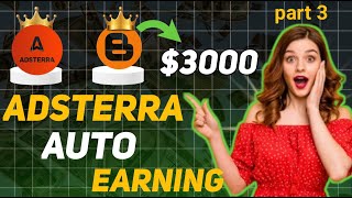 New Adsterra Premium High CPM Auto Earning tricks in 2024  Direct Link Tricksalcashzone 90sMentor [upl. by Thorr]