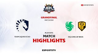 Team Liquid Echo VS Falcons AP Bren HIGHLIGHTS GRANDFINAL MPL PH S13  TLPH vs FCAP ESPORTSTV [upl. by Karyl281]