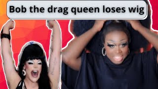 Bob the drag queen loses wig during purse first impressions [upl. by Tem]