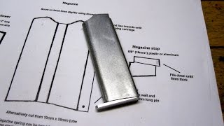 DIY Sheet Metal SelfLoading Pistol  Episode I the magazine [upl. by Andeee338]