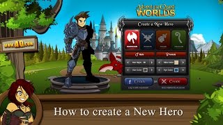 Beleens tutorial How to create a new hero in AdventureQuest Worlds [upl. by Llen281]