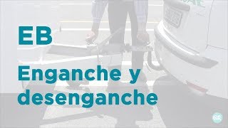 Examen práctico permiso BE ¿Cómo enganchar y desenganchar un remolque a un coche de 4250kg MMA [upl. by Vachill]