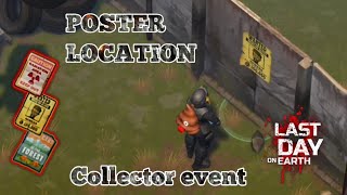 ALL POSTER LOCATIONS COLLECTOR EVENT Last Day on Earth [upl. by Ateekahs]