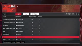 NBA 2K24 How To Download Custom Rosters and Draft Classes Community Files [upl. by Rodgiva]