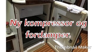 38 Montering af fordamper og kompressor [upl. by Nagah]