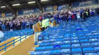 Pompey fans after the Leeds game [upl. by Sikras19]