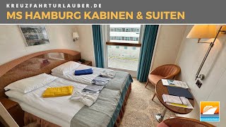 Kabinen auf MS Hamburg im Überblick Von der Innenkabine bis zur Suite  PLANTOURS KREUZFAHRTEN [upl. by Adnahs]