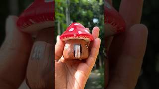 খালি রঙের বোতল দিয়ে মাশরুম container 😱😱diy shorts funny minivlog [upl. by Piane]