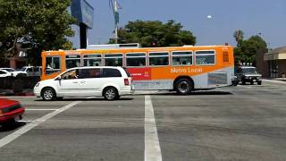 Glendale Beeline New Flyer C35LFR B68 In Central Ave MTA Bus Line 181  6728 [upl. by Zedecrem]