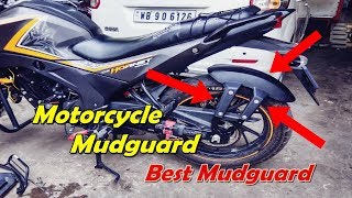 universalmudguardMotorcycle Universal Mudguard Hornet 160r Mudguard Installed [upl. by Yztim262]