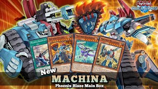 New MACHINA Deck Phoenix Blaze Main Box YuGiOh Duel Links [upl. by Birkner]