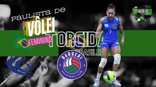 PAULISTA DE VÔLEI FEM  SÃO CAETANO X VÔLEI BARUERI [upl. by Safir]