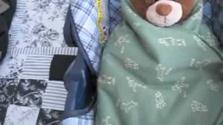 How To Make A Car Seat Swaddle Blanket FREE PATTERN [upl. by Halimeda]