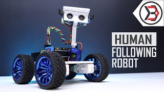 How To Make Arduino Human Following Robot [upl. by Grubb]