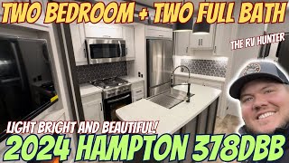 Two Bedroom Two Bath Destination RV 2024 Hampton 378DBB [upl. by Pyne333]