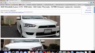 Craigslist SF Bay Area Used Cars  Tutorial Video with Search Details [upl. by Titania]