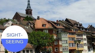 SIGHTSEEING in Laufenburg am Rhein in GERMANY [upl. by Gibbeon]