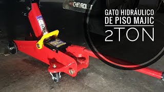 UNBOXING GATO HIDRÁULICO DE PISO CAPACIDAD 2 TONELADAS HIDRAULIC FLOOR JACK [upl. by Refeinnej]