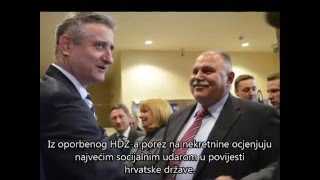 Porez na nekretnine Ovako je govorio HDZ [upl. by Chrisy596]