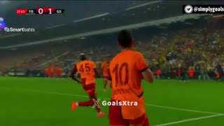 Dries Mertens Goal Fenerbahçe Vs Galatasaray 02 All Goals Results Extended Highlights [upl. by Ahtnama]