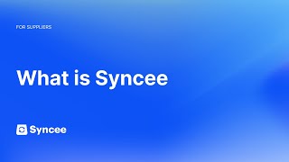 What is Syncee  For Suppliers  Syncee Help Center [upl. by Magnolia]