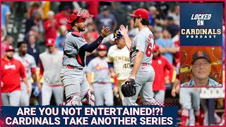 Cardinals Stun The Brewers In Extra Innings AGAIN [upl. by Xonk]