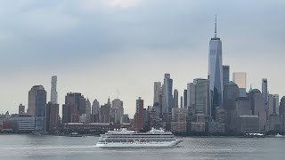 New York New York  Viking Mars Sails from New York City TimeLapse  June 22 2024 [upl. by Hardunn]