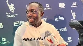 Edward Cheserek ready for marathon debut in New York [upl. by Yhotmit]