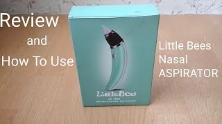 REVIEW and HOW TO USE Little Bees Nasal Aspirator for Children and Babies by We are the Salcedos [upl. by Anilat]