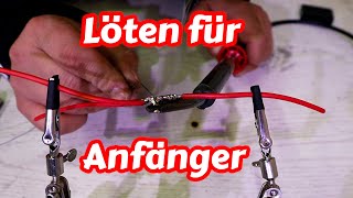 Kabel zusammen löten  Einsteiger Tutorial [upl. by Otrevire]