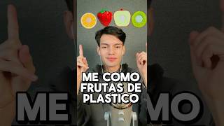 COMO FRUTAS DE PLÁSTICO asmr shorts asmrvideo food [upl. by Murial]