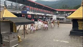 SABARIMALA thirunada opens for onam festival 2023 EXCLUSIVEfull video [upl. by Alyag]