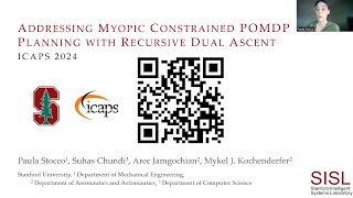 Addressing Myopic Constrained POMDP Planning with Recursive Dual Ascent [upl. by Robbie]