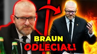 BRAUN W SEJMIE I ZNOWU SKANDAL quotZjednoczony front chanukowoeurokołchozowy wydał na mnie wyrokquot [upl. by Nanis]