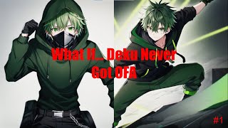 What if Deku Never Got OFA Season 1 My Hero Academia [upl. by Htinnek558]