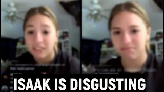 Kenzie Ziegler Reacts to Isaak Presley DELETED Video yikes [upl. by Ahtelrac303]