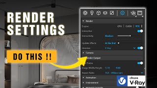 Best Render Settings Explained  Beginner  VRay for SketchUp [upl. by Loeb]