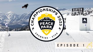 WELCOME TO SNOWBIRD  Woodward Peace Park Championships 2023  Episode 1 [upl. by Nyberg]