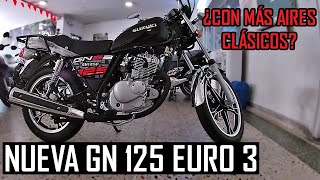 SUZUKI GN 125 EURO 3 ¿RENOVADA ESTÉTICAMENTE MODELO 2022 [upl. by Chew351]