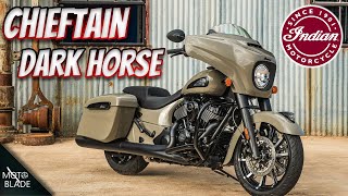 2023 Indian Chieftain Dark Horse  Exclusive Test Ride amp Review [upl. by Addiel491]