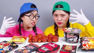 Tantangan Makanan Pedas Mukbang DONA Indonesia [upl. by Moncear]