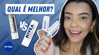 NIVEA ULTRA HIALURÔNICO x NIVEA MED REPAIR QUAL É O MELHOR HIDRATANTE LABIAL [upl. by Nelsen]