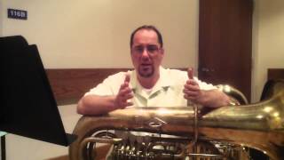 Mahler 1 Tuba Excerpt Practice Approach [upl. by Nariko]